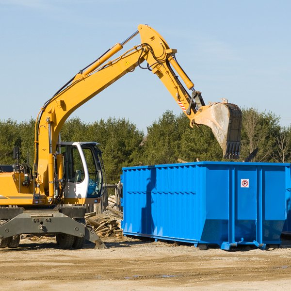 can i choose the location where the residential dumpster will be placed in Ross Corner New Jersey